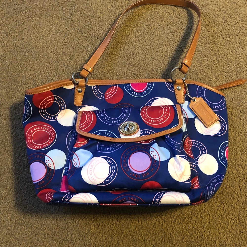 EUC authentic Coach tote